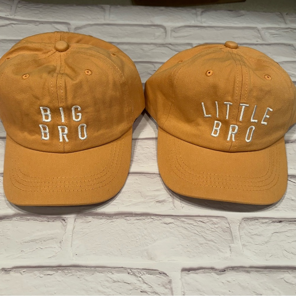 BOUTIQUE Abby & Evie Brown Big Brother Hat 100% Cotton